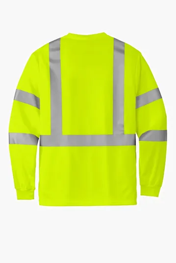 CornerStone ANSI 107 Class 3 Mesh Long Sleeve Tee. — view 5