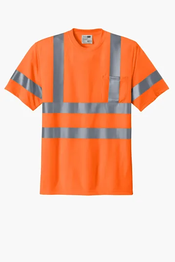 CornerStone ANSI 107 Class 3 Short Sleeve Snag-Resistant Reflective T-Shirt — view 2