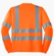 CornerStone ANSI 107 Class 3 Long Sleeve Snag-Resistant Reflective T-Shirt — view 4