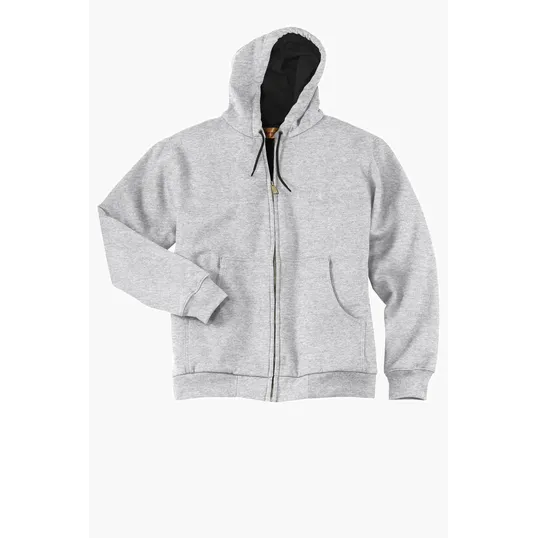 CornerStone Heavyweight Full-Zip Hooded Sweatshirt with Thermal Lining — view 2