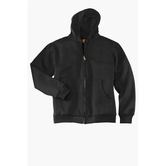 CornerStone Heavyweight Full-Zip Hooded Sweatshirt with Thermal Lining — view 3