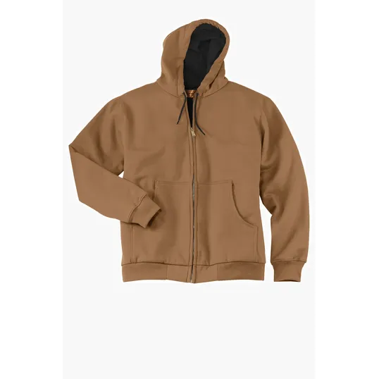 CornerStone Heavyweight Full-Zip Hooded Sweatshirt with Thermal Lining — view 4