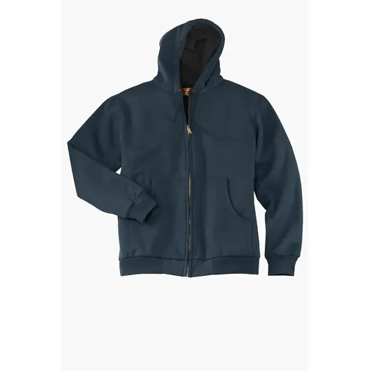 CornerStone Heavyweight Full-Zip Hooded Sweatshirt with Thermal Lining — view 5