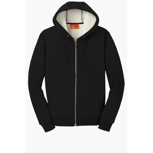 CornerStone Heavyweight Sherpa-Lined Hooded Fleece Jacket — view 2