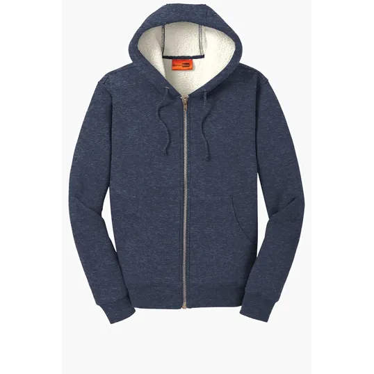 CornerStone Heavyweight Sherpa-Lined Hooded Fleece Jacket — view 4