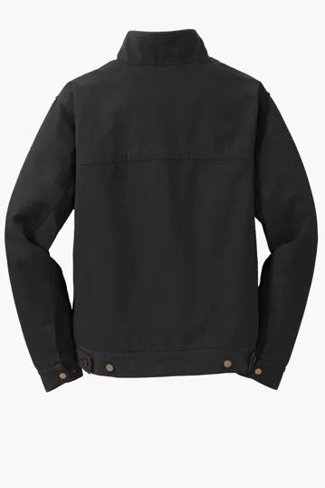 CornerStone Washed Duck Cloth Flannel-Lined Work Jacket — view 5