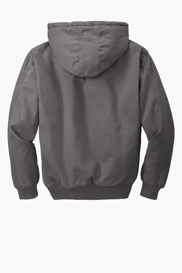 CornerStone Washed Duck Cloth Insulated Hooded Work Jacket — view 8