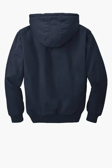 CornerStone Washed Duck Cloth Insulated Hooded Work Jacket — view 9