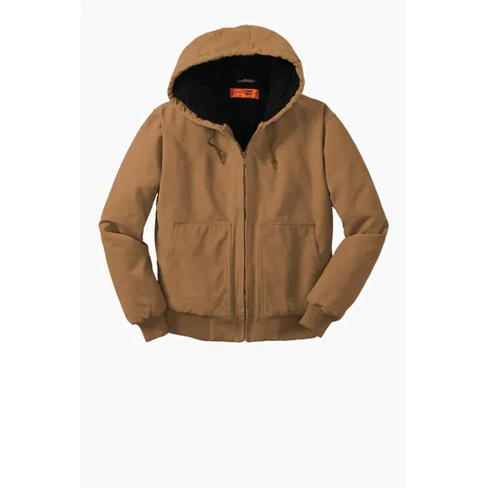 CornerStone Washed Duck Cloth Insulated Hooded Work Jacket — view 3