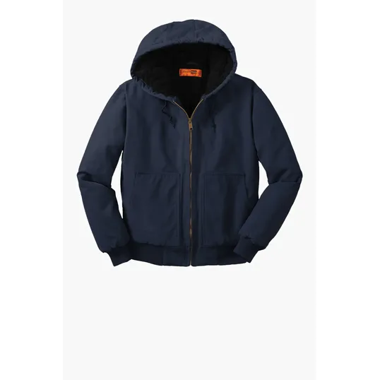 CornerStone Washed Duck Cloth Insulated Hooded Work Jacket — view 5