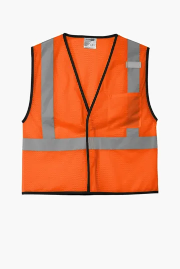 CornerStone ANSI 107 Class 2 Economy Mesh One-Pocket Vest — view 2