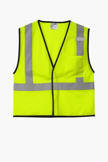 CornerStone ANSI 107 Class 2 Economy Mesh One-Pocket Vest — view 3