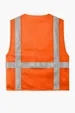 CornerStone ANSI 107 Class 2 Mesh Six-Pocket Zippered Vest — view 4