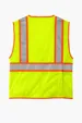 CornerStone ANSI 107 Class 2 Surveyor Zippered Two-Tone Vest — view 5