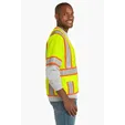 CornerStone ANSI 107 Class 3 Surveyor Mesh Zippered Two-Tone Short Sleeve Vest