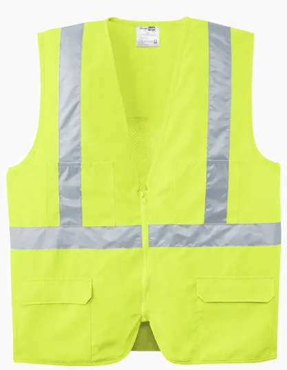 CornerStone ANSI 107 Class 2 Mesh Back Safety Vest — view 3