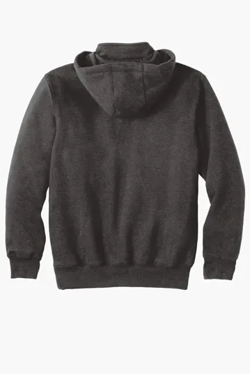 Carhartt Rain Defender Paxton Heavyweight Hooded Zip Mock Sweatshirt — view 7