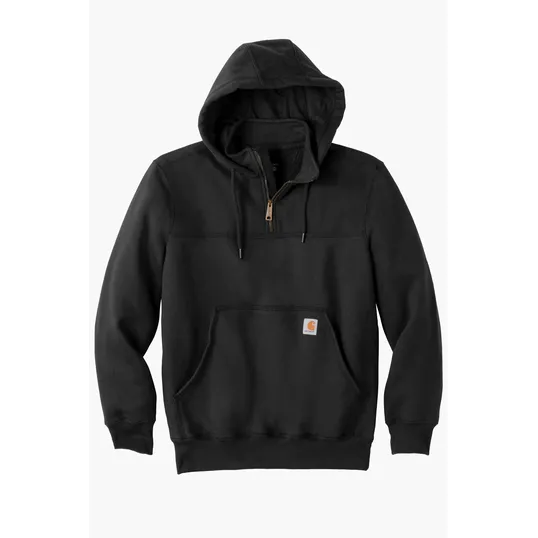 Carhartt Rain Defender Paxton Heavyweight Hooded Zip Mock Sweatshirt — view 2