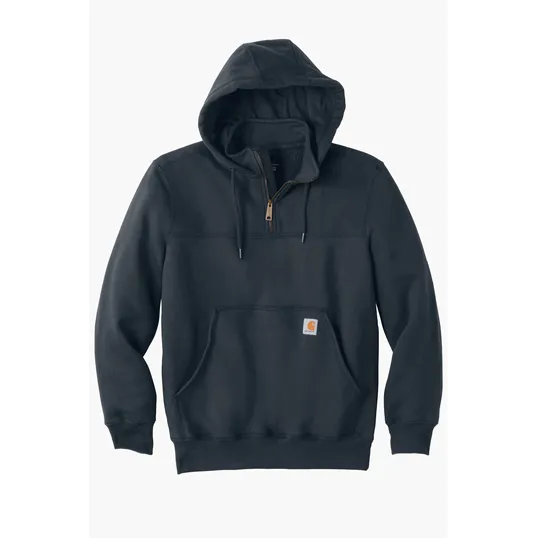 Carhartt Rain Defender Paxton Heavyweight Hooded Zip Mock Sweatshirt — view 3