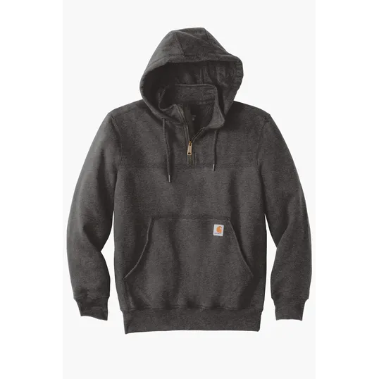 Carhartt Rain Defender Paxton Heavyweight Hooded Zip Mock Sweatshirt — view 6