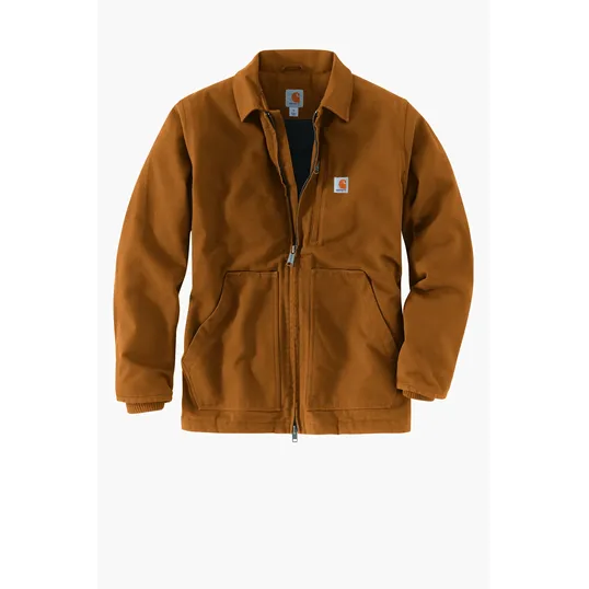 Carhartt Sherpa-Lined Cotton Duck Coat — view 3