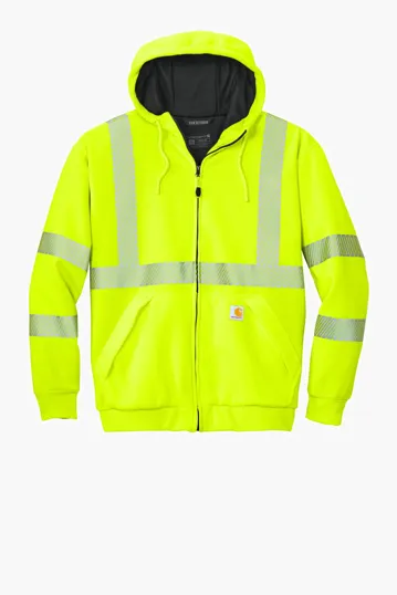 Carhartt ANSI 107 Class 3 Lined Full-Zip Sweatshirt — view 2
