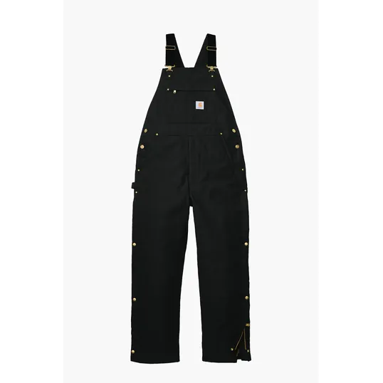Carhartt Firm Duck Insulated Bib Overalls — view 2