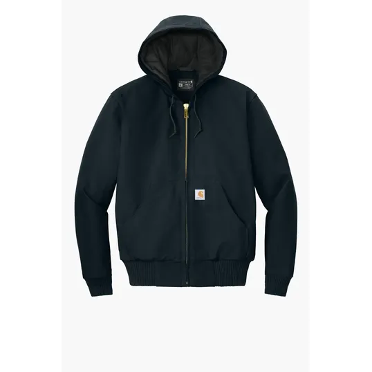 Carhartt Quilted-Flannel-Lined Duck Active Jacket — view 4