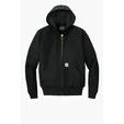 Carhartt Quilted-Flannel-Lined Duck Active Jacket — view 2