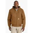 Carhartt Quilted-Flannel-Lined Duck Active Jacket