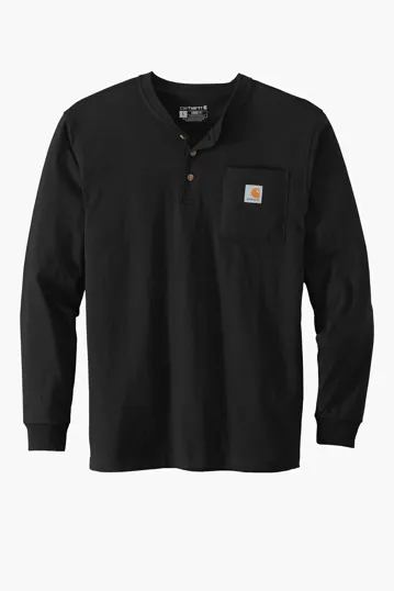 Carhartt Long Sleeve Henley T-Shirt — view 2
