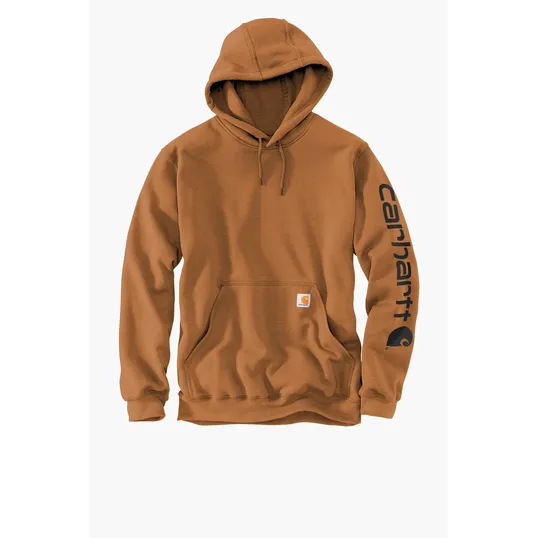 Carhartt Midweight Hooded Logo Sweatshirt — view 4