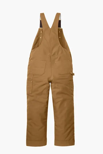 Carhartt Firm Duck Insulated Bib Overalls — view 6
