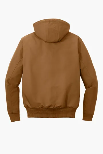 Carhartt Tall Quilted-Flannel-Lined Duck Active Jac — view 5