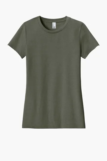 District Women's Perfect Blend CVC Tee — view 4