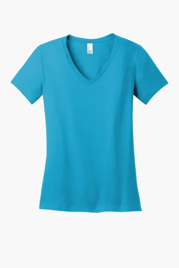 District Women's Perfect Weight V-Neck Tee — view 2
