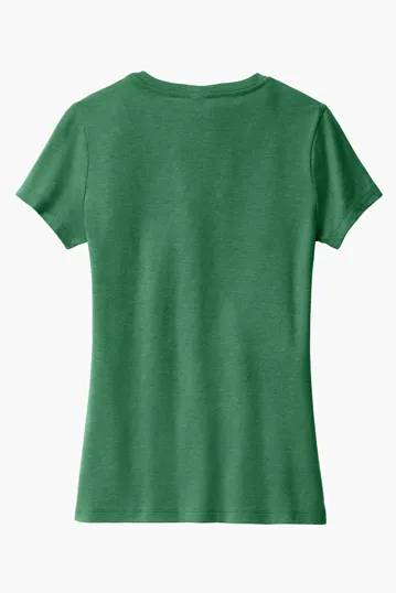 District Women's Perfect Blend CVC V-Neck Tee — view 29