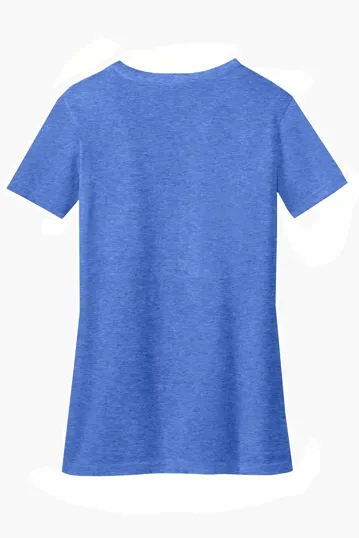 District Women's Perfect Blend CVC V-Neck Tee — view 36