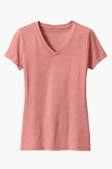 District Women's Perfect Blend CVC V-Neck Tee — view 3
