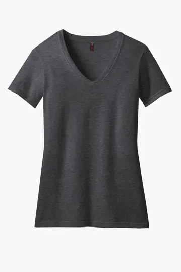 District Women's Perfect Blend CVC V-Neck Tee — view 10