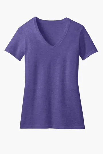 District Women's Perfect Blend CVC V-Neck Tee — view 13