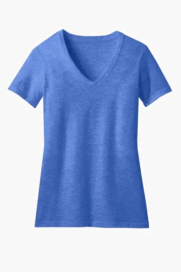 District Women's Perfect Blend CVC V-Neck Tee — view 15