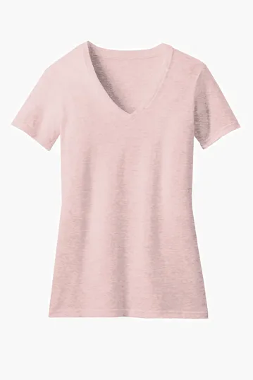 District Women's Perfect Blend CVC V-Neck Tee — view 16