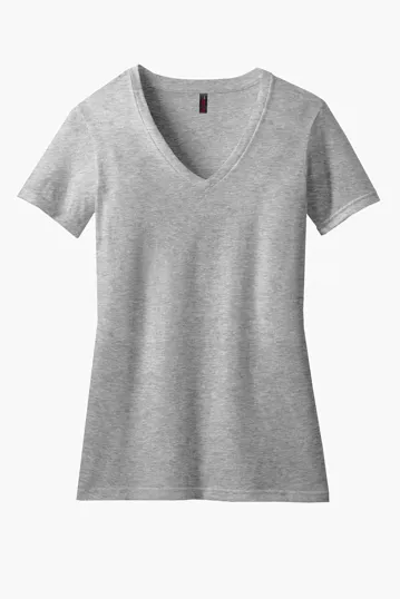 District Women's Perfect Blend CVC V-Neck Tee — view 18