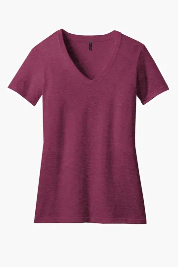 District Women's Perfect Blend CVC V-Neck Tee — view 19