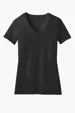 District Women's Perfect Blend CVC V-Neck Tee — view 2