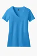 District Women's Perfect Blend CVC V-Neck Tee — view 9