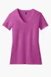 District Women's Perfect Blend CVC V-Neck Tee — view 12