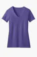District Women's Perfect Blend CVC V-Neck Tee — view 13