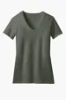District Women's Perfect Blend CVC V-Neck Tee — view 17